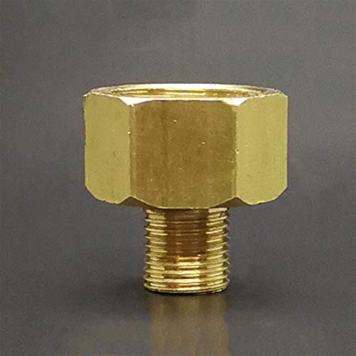 Piezas de buje de latón 1/8" 1/4" 3/8" 1/2" BSP hembra a macho reducción de casquillos de bronce Petróleo y Gas Agua acoplamiento Conectador del acoplador Respetuoso con el medio ambiente y duradero