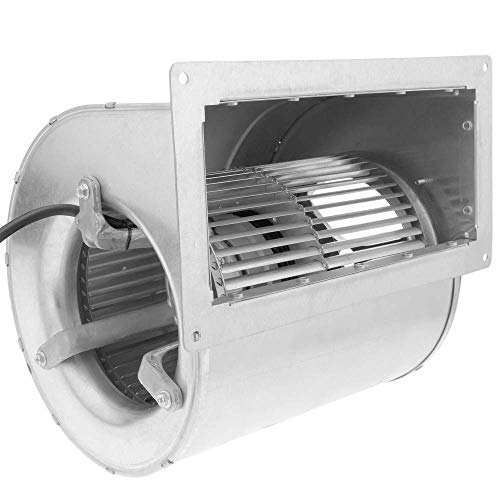 PrimeMatik - Extractor de Aire centrífugo Radial para ventilación Industrial 1320 RPM Rectangular 269x236x217 mm