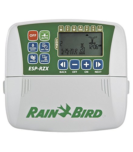 Rain Bird RZX4I Programador de riego eléctrico Interior, Gris, 26.5x7.5x16.5 cm