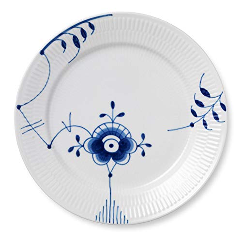 Royal Copenhagen 1017373 Blue Fluted Mega - Plato de desayuno (porcelana), color azul