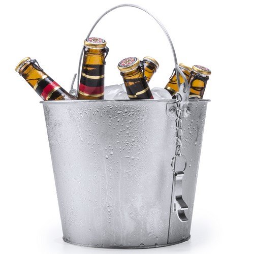 Set de 6 cervezas personalizadas con cubo enfriador y abrebotellas, cervezas con foto para regalar, eventos, bodas, cumpleaños, aniversario, día del padre, Uvimark