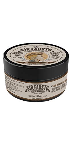 Sir Fausto Old Wax Extra Fuerte Cera de Peinado Fijación Extra Fuerte. 100 ml.