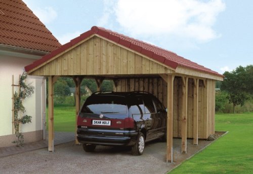 Skan Sauerland - Porche de madera (430 x 900 cm)