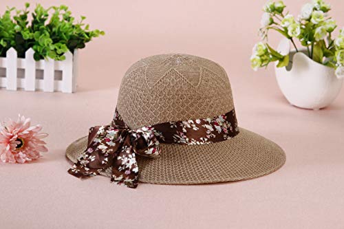 Sombrero de Paja Sun Li, Sombrero de Paja Rafi, Sombrero de Viaje para Mujer de Verano, Sombrero para el Sol, Sombrero de Pescador, Gorra de béisbol con sombrilla de Cola de Caballo
