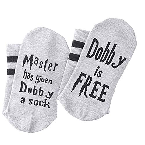 spier Calcetines unisex, divertidos maestros del Dobby, un calcetín y dobby, regalo para el invierno y el otoño