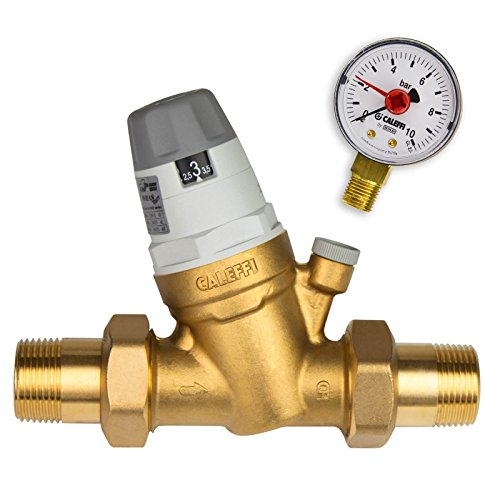 Stabilo-Sanitaer Válvula reductora de presión de agua, 1/2 pulgadas, DN15