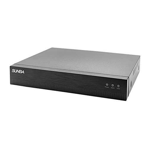 SUNBA 9-Channel Face Recognition 5MP H.265/H.264 IP Network Camera Grabador de video digital (NVR-F8009SE) - Sin disco duro