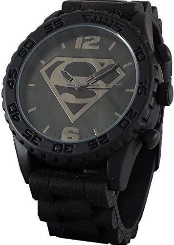 Superman Men's SUP9113 Black Strap Analog Watch
