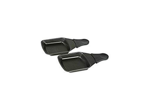 Tefal XA400202 - Juego de 2 bandejas para raclette Tefal PR6000, color negro