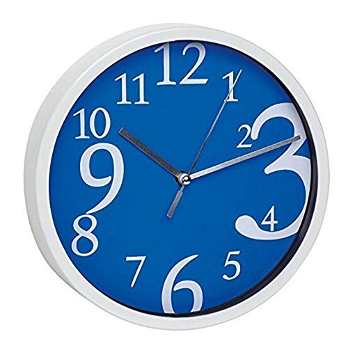 TFA Reloj de Pared electrónico Azul de 200 mm