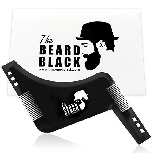 The Beard Black - Peine Plantilla Guía de Afeitado para Barba