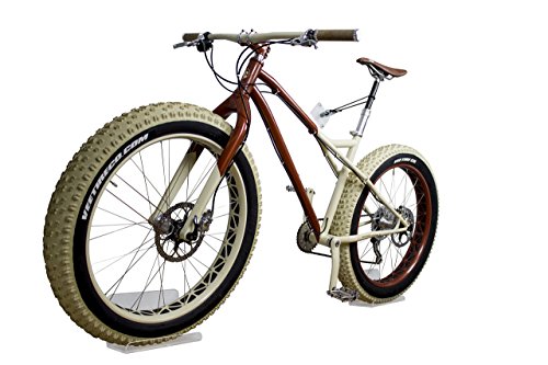 trelixx Soporte de Pared para Bicicleta acrílico Transparente (Acabado láser) Idóneo para fatbike, Soporte de diseño para Bicicleta con Montaje en la Pared