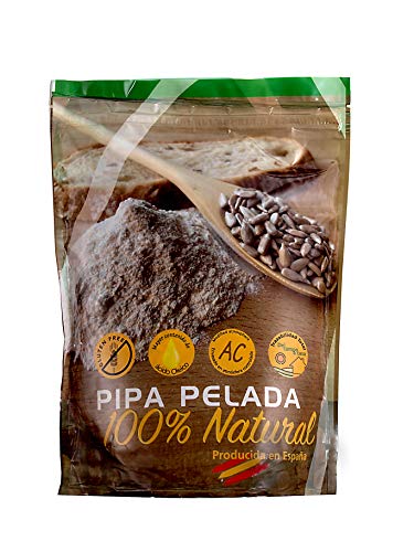 800g PIPA PELADA PANADERÍA . Pipas de Girasol producidas y peladas en España. Crudas y sin sal. SIN GLUTEN