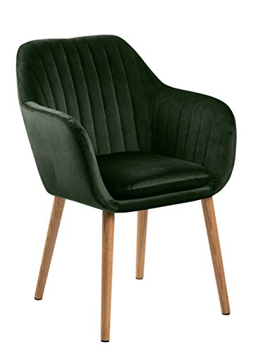 AC Design Furniture Wendy, Silla de Comedor, sillón, Verde Bosque, Talla única