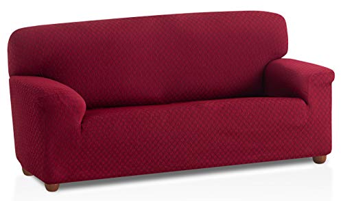 Bartali Funda de sofá elástica Olivia - Color Granate - Tamaño 2 plazas (de 110 a 150 cm)