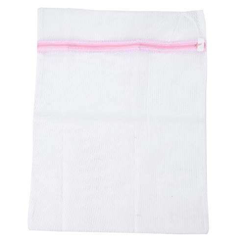 bolso del lavadero - TOOGOO(R) bolsa de lavadora de lavanderia de ropa interior bra calcetines de lenceria de red de malla 40cm x 50cm
