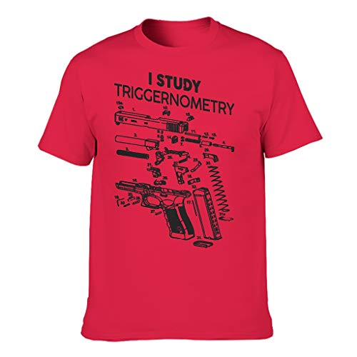 Camiseta de algodón Triggernometry para hombre, cuello redondo