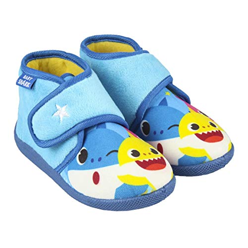 CERDÁ LIFE'S LITTLE MOMENTS 2300004561_T026-C56 Zapatillas de Casa Cerradas de Baby Shark - Licencia Oficial Nickelodeon, Azul, 26 para Niños