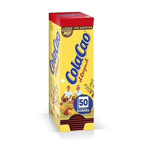Cola Cao Original: Con Cacao Natural - 50 Sobres De 18G "Faro"