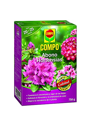 Compo 750 g Abono de hortensias y Camelias para Plantas de Interior, terraza y jardín, Fertilizante líquido con Extra de Hierro