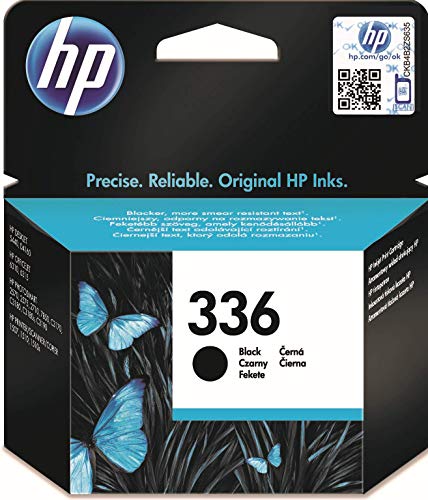 HP 336 C9362EE Negro, Cartucho de Tinta Original, de 220 páginas, para impresoras HP Officejet serie 6300, PSC 1500; Deskjet 5440, D4160 y Photosmart 2500, 2700, C3100