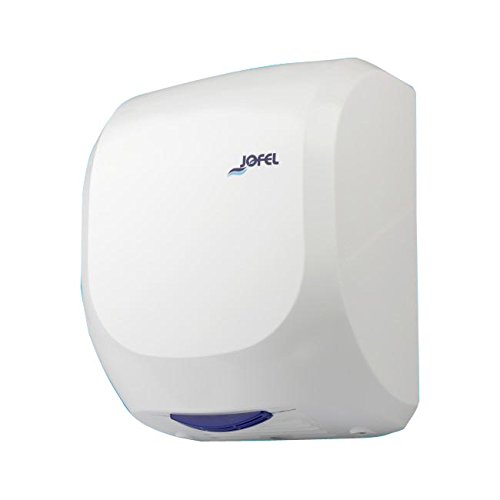 Jofel AA19000 - Secamanos Alto Rendimiento AVE ABS, Óptico, 1400 W, 400 Km/h, Blanco