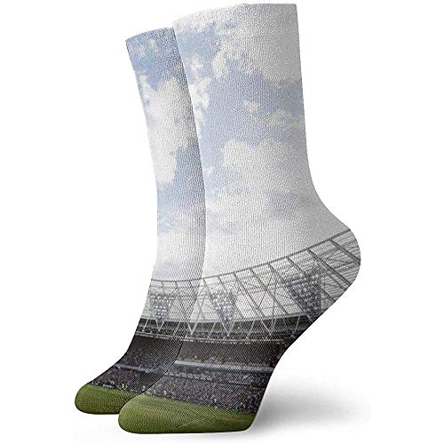Kevin-Shop London Stadium Sport Ankle Socks Calcetines Casuales y acogedores para Hombres, Mujeres, niños