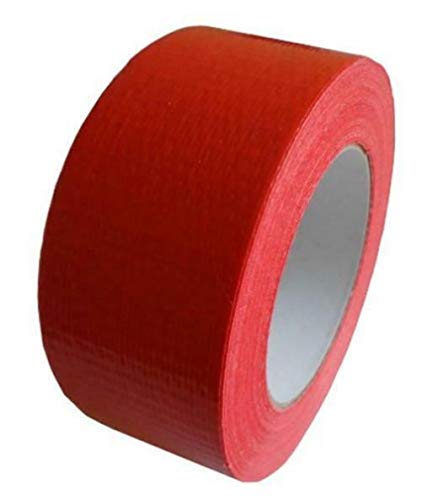 Livepac Office - Rollo de cinta americana (50 m x 48 mm), color rojo