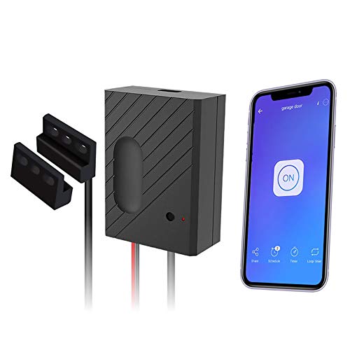 Newgoal WiFi Smart Home Garage Door Opener Control remoto inalámbrico de voz con aplicación eWelink, compatible con Alexa, Google Home, Nest e IFTTT