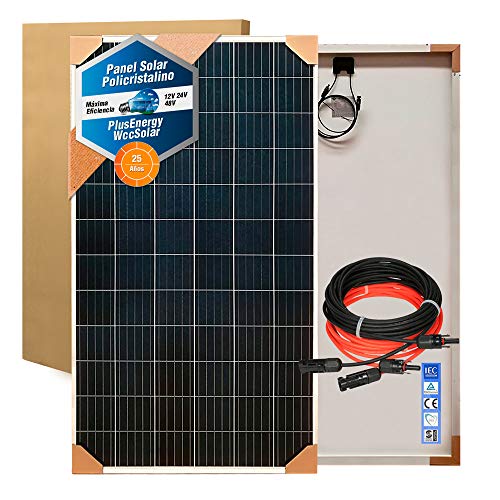 Plusenergy wccsolar Placa Solar Policristalina 280W + 10 MTS Cable + Conectores MC4