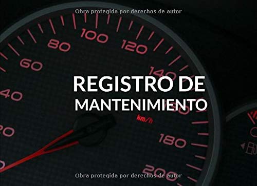 Registro de mantenimiento: Libro de mantenimiento para coches - 20,96 cm x 15,24 cm, 101 páginas - Páginas prefabricadas para llevar un registro ... - Adecuado para cualquier fabricante.