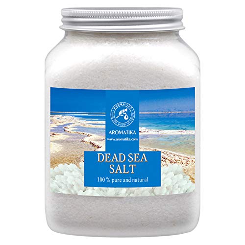 Sal del Mar Muerto 1000g - 100% Puro y Natural - 1Kg Sales del Mar Muerto - Mejor para un Buen Sueño - Alivio para el Estrés - Baño - Belleza - Relajante - Sales de Baño