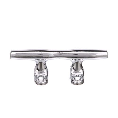 Seachoice 30481 Hollow Base Cleat – Chrome Plated Zinc – 4 Inches Long