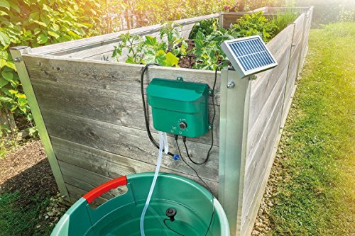 Sistema de riego solar WaterDrops, juego completo para riego de plantas con 15 aspersores Esotec 101100