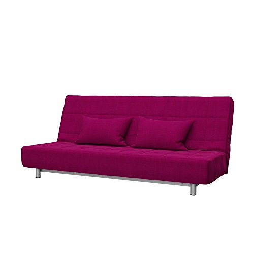 Soferia - IKEA BEDDINGE Funda para sofá Cama de 3 plazas, Elegance Dark Pink