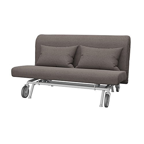 Soferia - IKEA PS Funda para sofá Cama de 2 plazas, Classic Brown