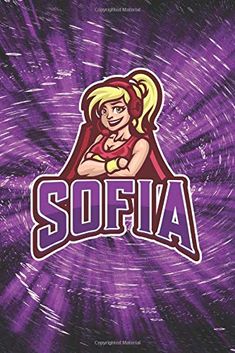 Sofia: Sofia Personalized, Sofia Gifts, Gifts for Sofia, Gamer Girl Accessories, Gaming Logo Gaming Team Funny Birthday Gift for Gamers