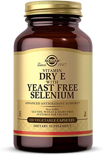 Solgar Vitamina e con Selenio (sin levadura) Cápsulas vegetales - Envase de 100 (E3351)