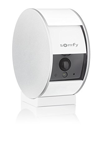 Somfy 2401507A Indoor camera, Cámara vigilancia wifi, Full HD, micrófono, altavoz y sensor de movimiento, Compatible con Alexa, Google Asistant y Apple HomeKit