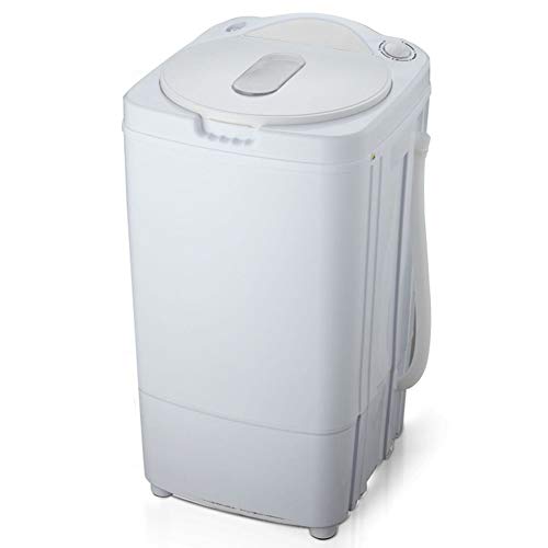 Sunjun Mini deshidratador de Barril Solo hogar, Secadora Secadora Rotatoria deshidratación cantidad 7KG 320W (Verde Blanco) Dormitorio Sala de baño Cuarto de baño, etc. (Color : Blanco)