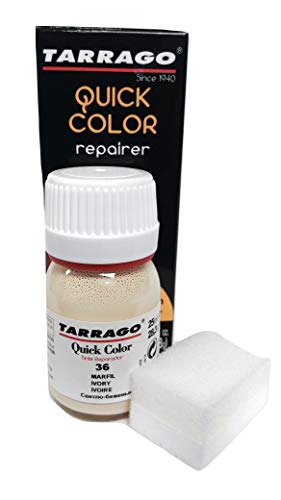 Tarrago | Quick Color 25 ml | Tinte Reparador para Cuero (Marfil 36)