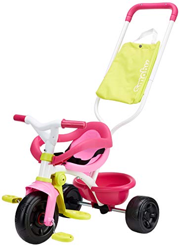 Triciclo Be Fun Confort rosa con bolso y volquete (Smoby 740406)