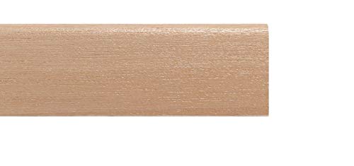 TWE - Tucci Wood Essence Rodapiés moderno todo madera de tanganika teñido natural 10 x 70 mm