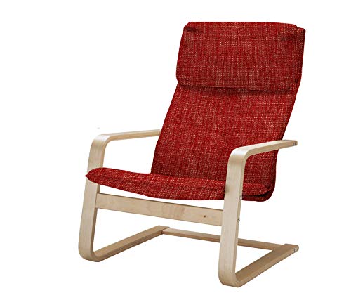 Vinylla Ikea - Funda de repuesto para sillón Pello (algodón de Tetrón, rojo)