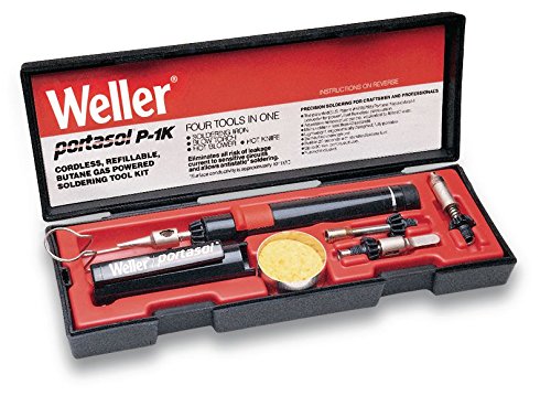 Weller P1K (T0051608499) Kit de Soldadura de gas Portasol Inalámbrico y Recargable Para el Aficionado