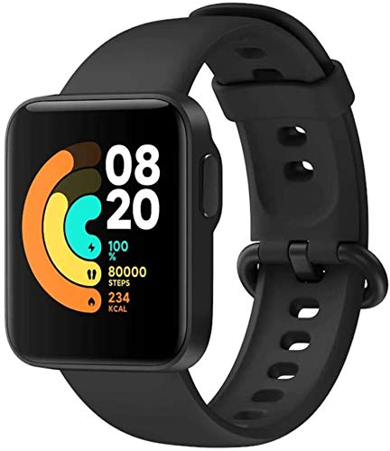 Xiaomi Mi Watch Lite - Smartwatch Deportivo Inteligente, Pantalla HD 1.4", Monitor Sueño, Giroscopio 6 Ejes, 7 Modos Deportivos, Monitor 24/7, 5 ATM, Negro