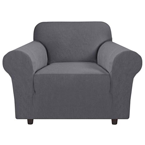 ZUQ - Funda de sofá extensible de 1/2/3/4 plazas, funda de sofá, funda lavable a máquina, color gris