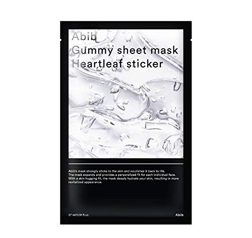 [Abib] Gummy Sheet Mask Heartleaf Sticker 27 ml x 5 unidades