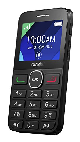 Alcatel Teléfono móvil (Pantalla de 6,1 cm (2,4"), cámara de 2 Mpx), Color Negro