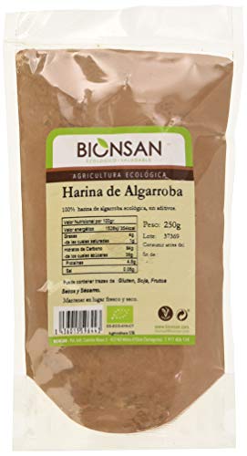 Bionsan - Harina de Algarroba Ecológica - Bolsas de 6 x 250 g, Total: 1500 g